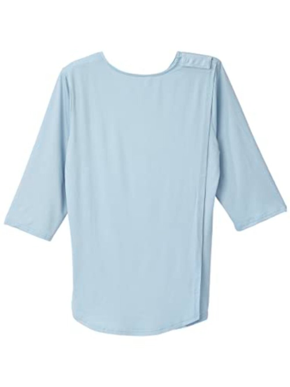 Adaptive Open Back High-Low Top Snap Closure Assisted Dressing - Picture 3 of 6